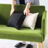 interior cushion 帆布 fringe30F WH