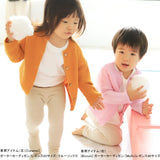 日本製 ソックス ベビー | moc Mesh high crew socks Caramel