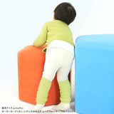 日本製 ソックス ベビー | moc Mesh high crew socks Caramel