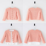 オーガニックコットン カーディガン | moc Garter knitting cardigan Cookie