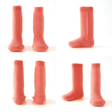 日本製 ソックス ベビー | moc Mesh high crew socks Caramel