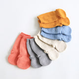 日本製 ソックス ベビー | moc Mesh high crew socks Caramel