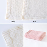 ブランケット ひざ掛け | moc knit diamond blanket Muffin ホワイト