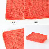 ニットブランケット 国産 | moc knit diamond blanket Donut アイボリー