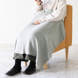 ニットブランケット 国産 | moc knit diamond blanket Donut アイボリー