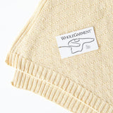 ブランケット ひざ掛け | moc knit diamond blanket Cookie キンモクセイ