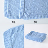 ニットブランケット 膝掛け 防寒