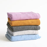 ニットブランケット 膝掛け 防寒