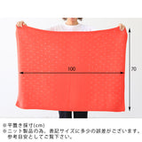 ニットブランケット 膝掛け コットン