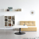 座卓 1本脚 北欧風 | CT-SQ8585 Atype-L脚