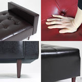 片肘掛け ベンチソファ | Baggy SA 4×7 合皮