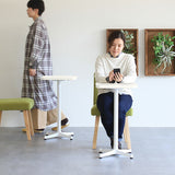 テーブル 机 デスク | CT-SQR4040 木目 Ztype-D脚