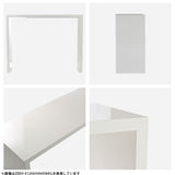 テーブル 幅105 奥行50 メラミン | ZERO-X 10550HH black