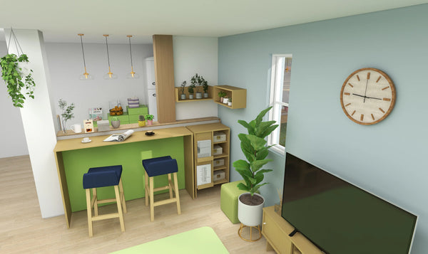 キッチンをグリーン溢れる素敵な空間に！おすすめの取り入れ方とインテリアコーディネート実例