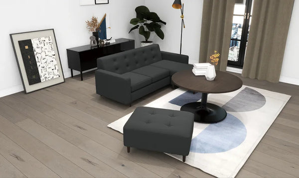 静かに映える、ラグとソファのコーディネート術