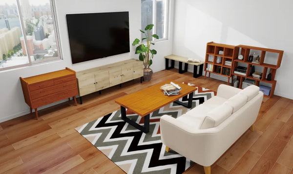 本棚ひとつで変わる、北欧スタイルのある暮らし