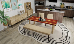 床に近い心地よさ。ロースタイルがつくるくつろぎの食卓