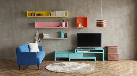 パステルカラー家具 aino