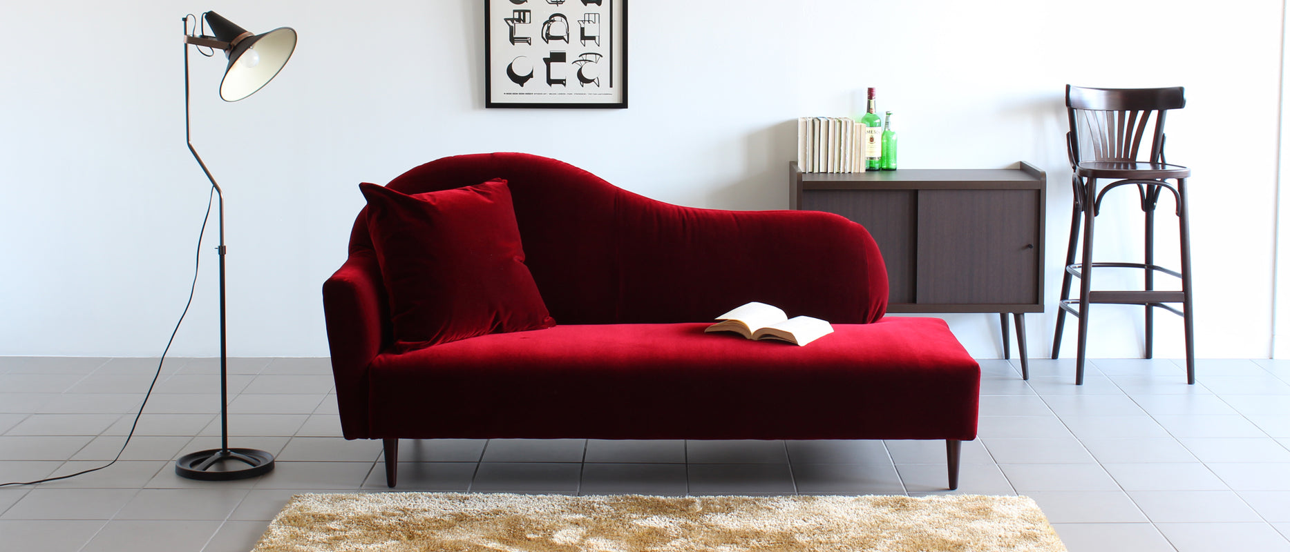 エレガント カウチソファ アンティーク調 - オーダー家具、インテリア