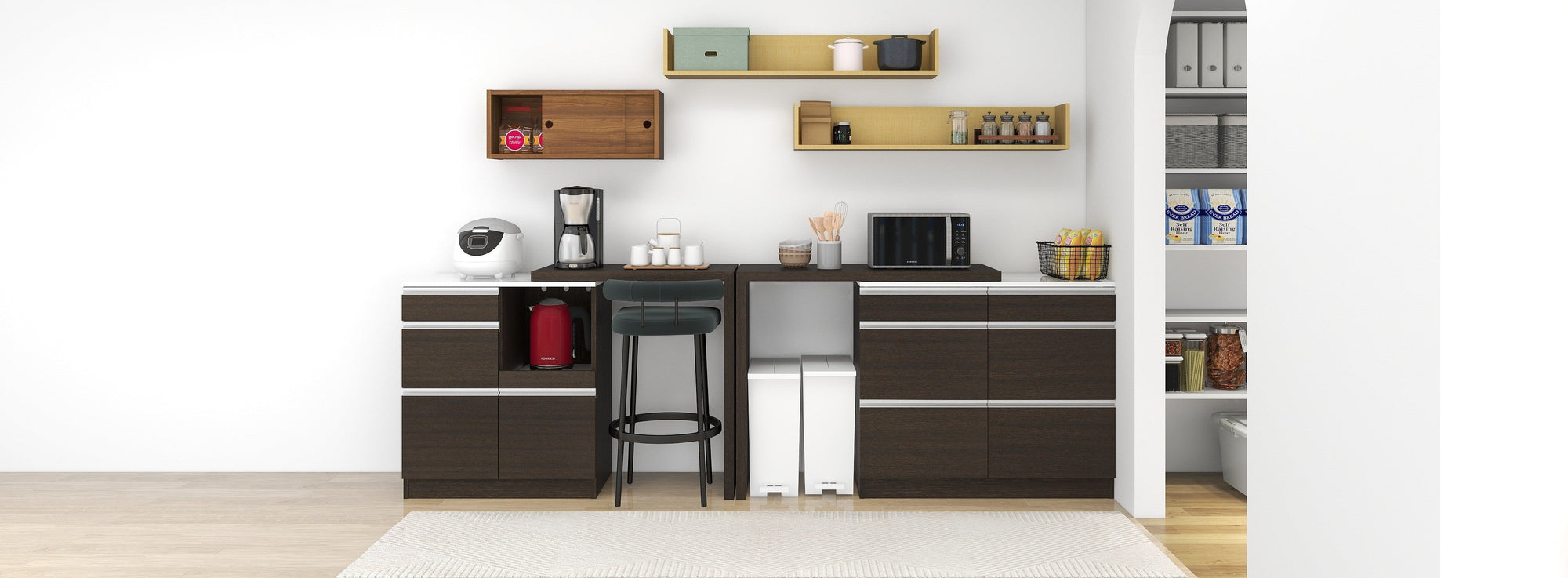 サイズオーダーができるおしゃれなキッチンラック - オーダー