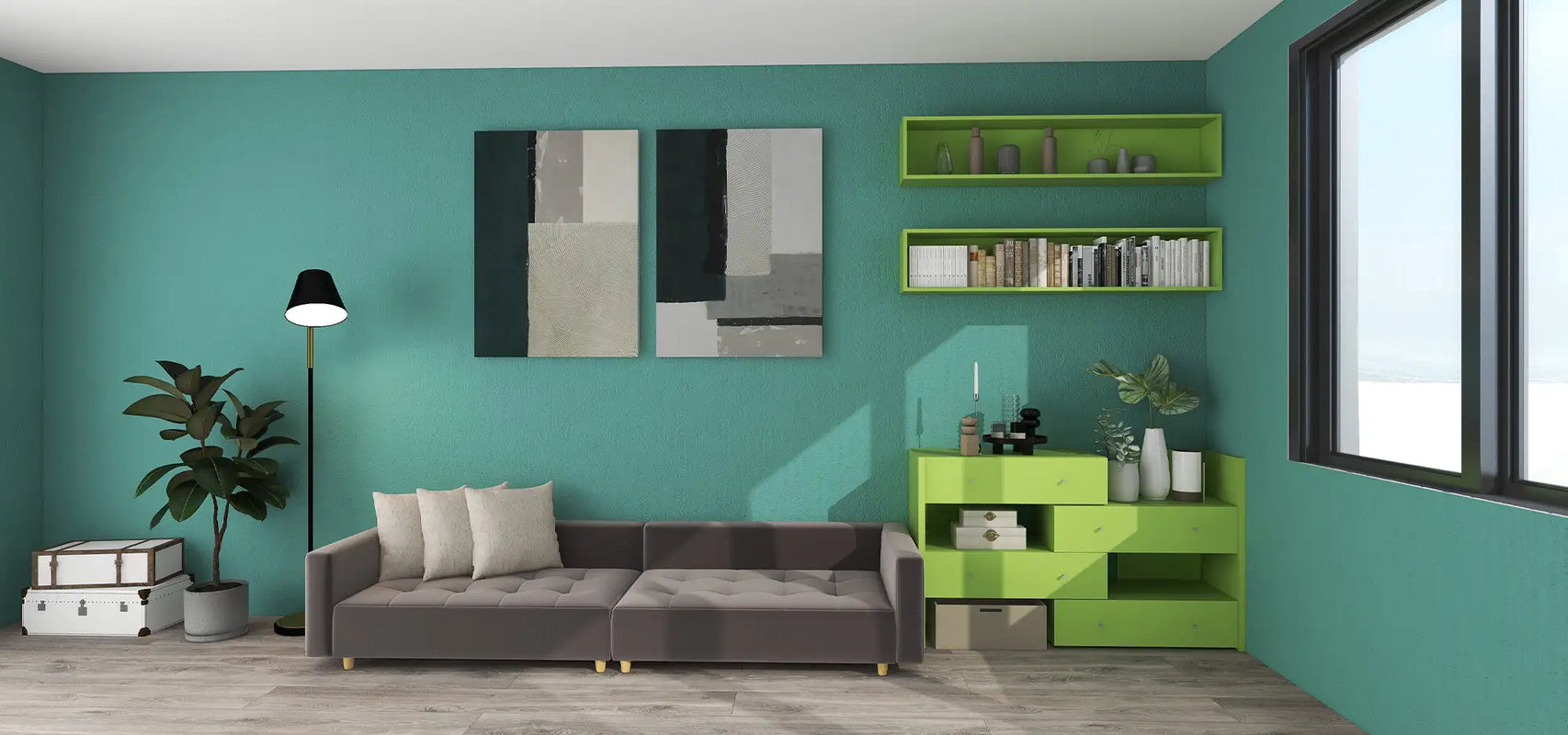 グリーンインテリア ラックやチェストの収納家具やソファを取り扱う