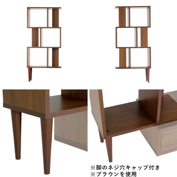 US★T出品 オーダーラック オープンラック S字｜テレビ台T-003専用オプションパーツ T3