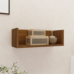 ウォールシェルフ コの字 | WallBox7 C 単品S 木目