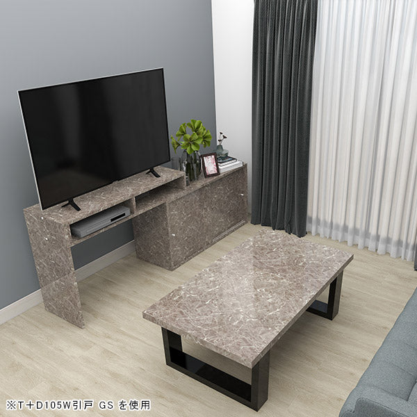 デスク 鏡台 コーナーデスクドレッサー｜T+D 105W扉 whitewood