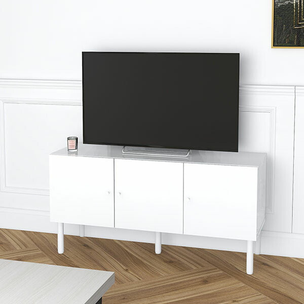 テレビ台 120cm ホワイト|nail 120LTV|0000a08778 - オーダー テレビ台 120cm ホワイト|nail 120LTV|0000a08778 - オーダー