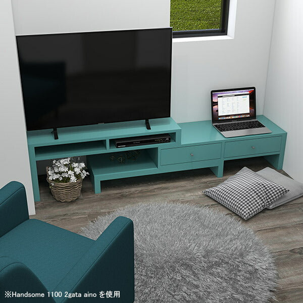 伸縮 テレビボード｜Aino HANDSOME 1100 2GATA｜0000a39230