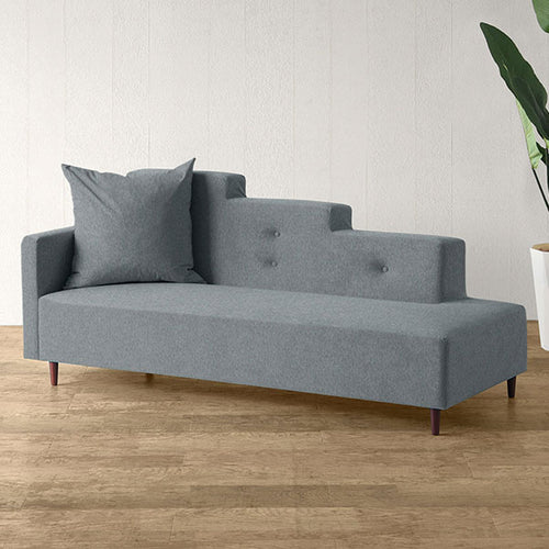 ダークブラウン ᒪ字フロアソファ（cozy） 172×121cm ダークブラウン