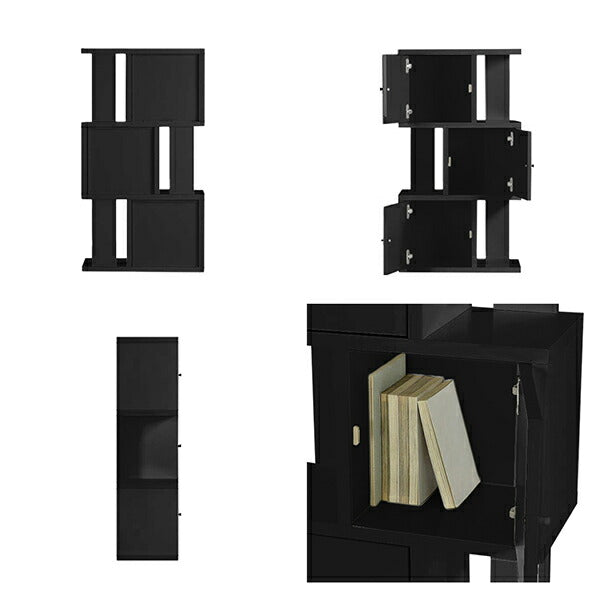 収納棚 扉付き｜black DX-3｜0000a50550 - オーダー家具