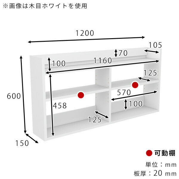 ウォールシェルフ 壁掛け収納