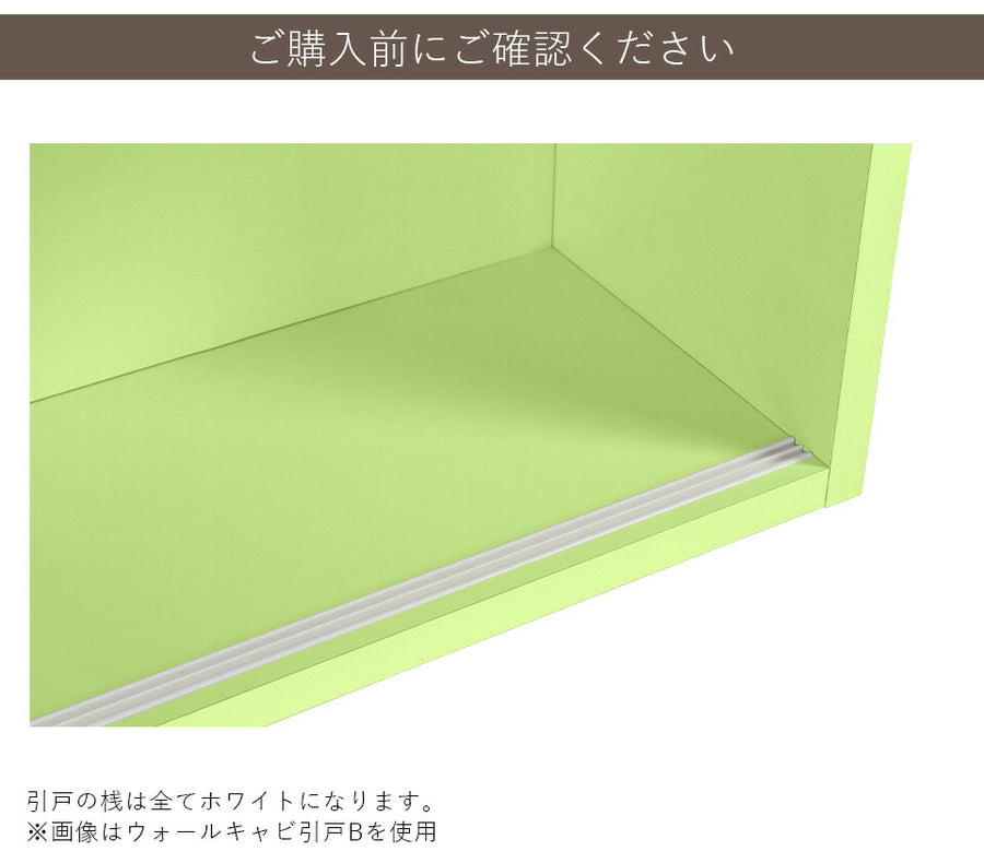 壁掛け棚 賃貸｜Mirai ウォールキャビL アクリル戸 1202540 aino