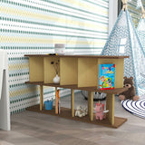 本棚 パーテーションラック | パーテーションラック 5×2/D30木目