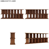 パーテーションラック ディスプレイラック | パーテーションラック 7×2/D30木目