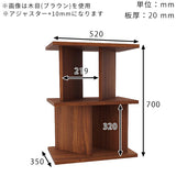 間仕切りシェルフ パーテーションラック | パーテーションラック 2×2/D35 aino