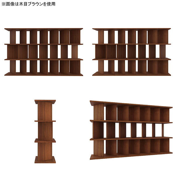 飾り棚 自立式 | パーテーションラック 7×3/D35 aino