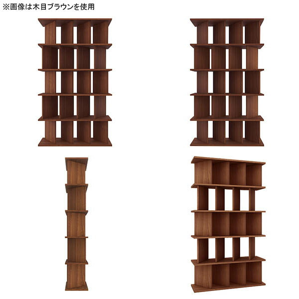 オープンラック 隠す収納｜パーテーションラック 4×5/D30 aino 【D区分