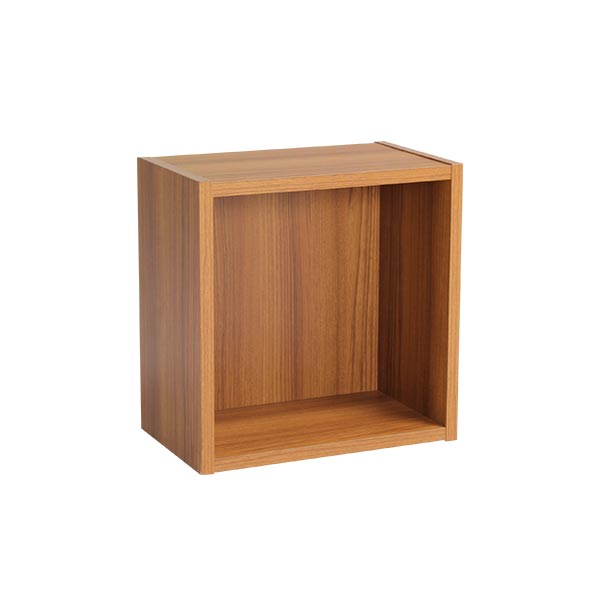 ウォールシェルフ 正方形｜WallBox7 A 単品S 木目｜0000a03877
