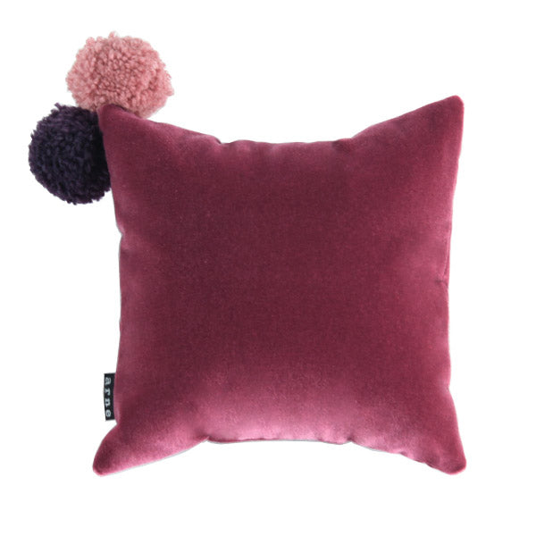 インテリアクッション かわいい | interior cushion bonbon 30F 中綿付き モケット生地