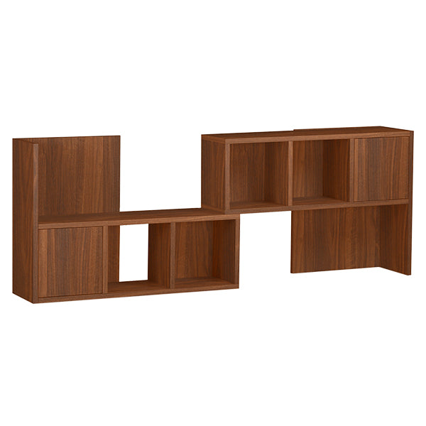 arne ディスプレイラック 伸縮 棚 | R+R-DX 90-2 木目