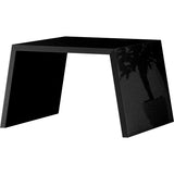 テーブル 幅90 奥行70 おしゃれ コの字 | Zero-XMT 907060 black