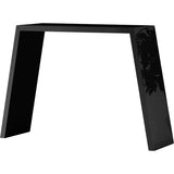 テーブル 幅100 奥行40 メラミン | Zero-XMT 1004090 black