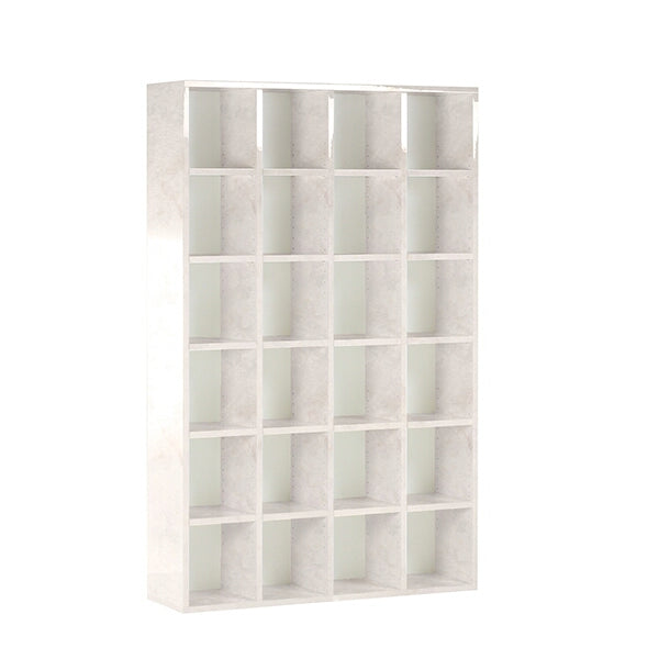 オープンラック ホワイト大理石柄 | H-001 4×6/D30 marble