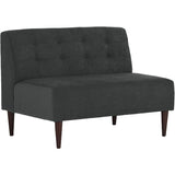 二人掛けソファ アームレスソファ ソファー | Lunch W 3×5 アームレス モダン生地