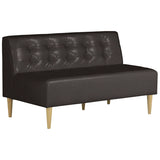 2人掛けソファー ダイニングソファ ローソファ | Lunch W 3×6 アームレス 合皮