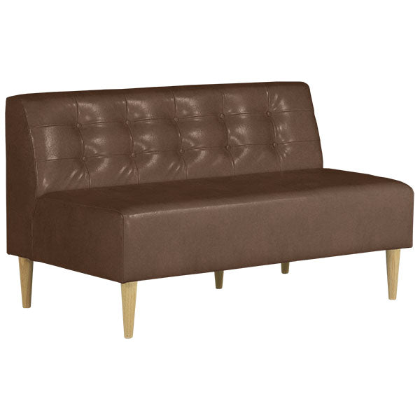 2人掛けソファー ダイニングソファ ローソファ | Lunch W 3×6 アームレス 合皮