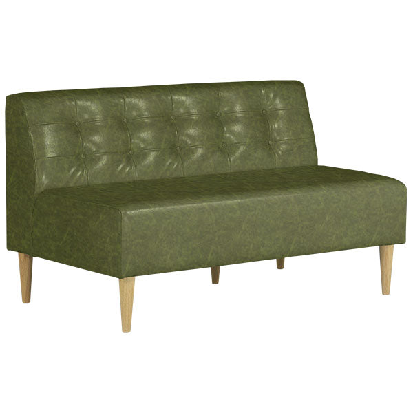 2人掛けソファー ダイニングソファ ローソファ | Lunch W 3×6 アームレス 合皮