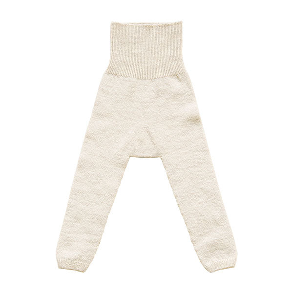 レギンス10分丈 子供服 綺麗目 | moc High waisted knit leggings Biscuit